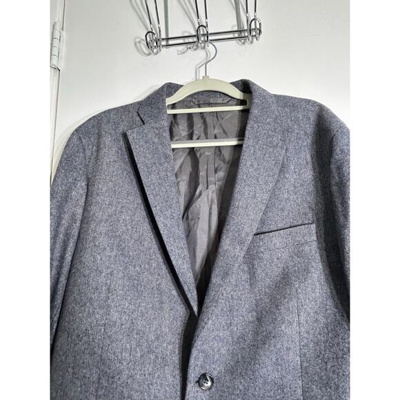J Lindberg Blazer Size 42 Gray Wool Blend Hopper Soft Tweed Slim Fit Preppy - Picture 2 of 9